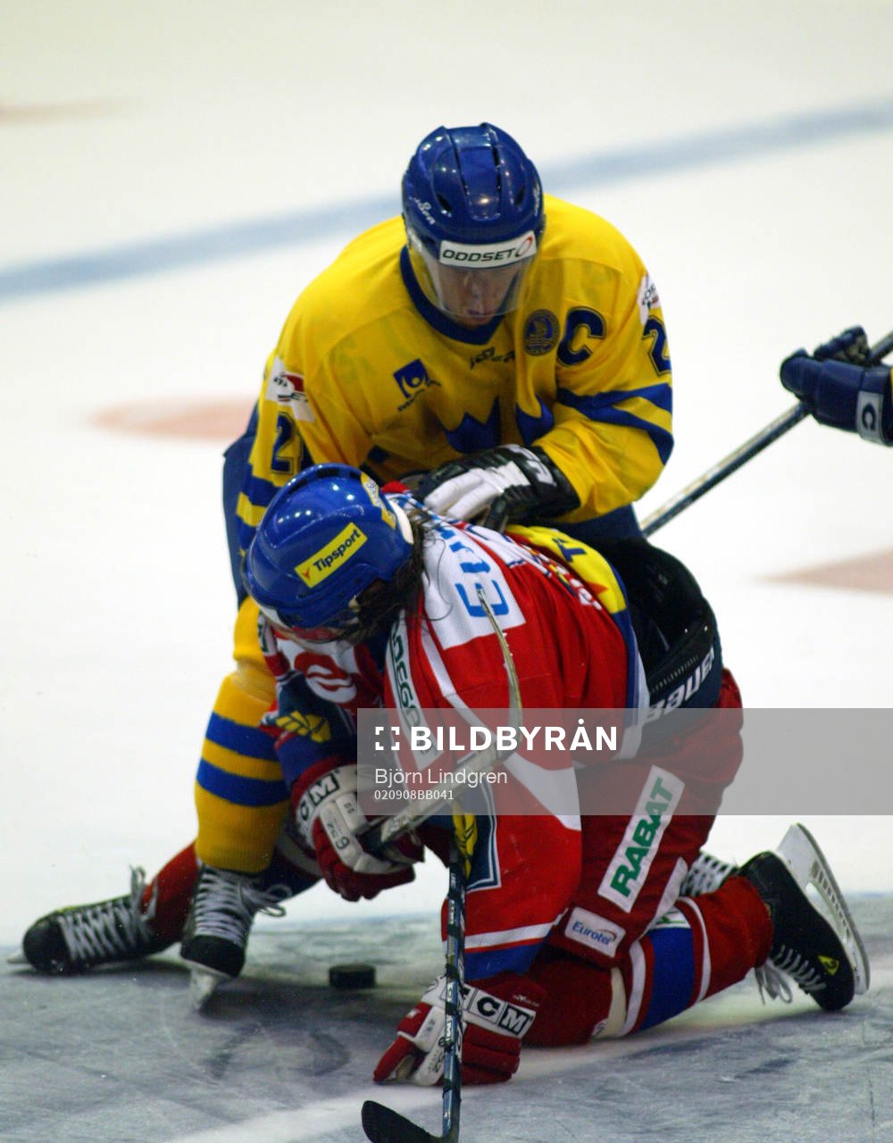 Jörgen Jönsson trycker ner en tjeckisk back