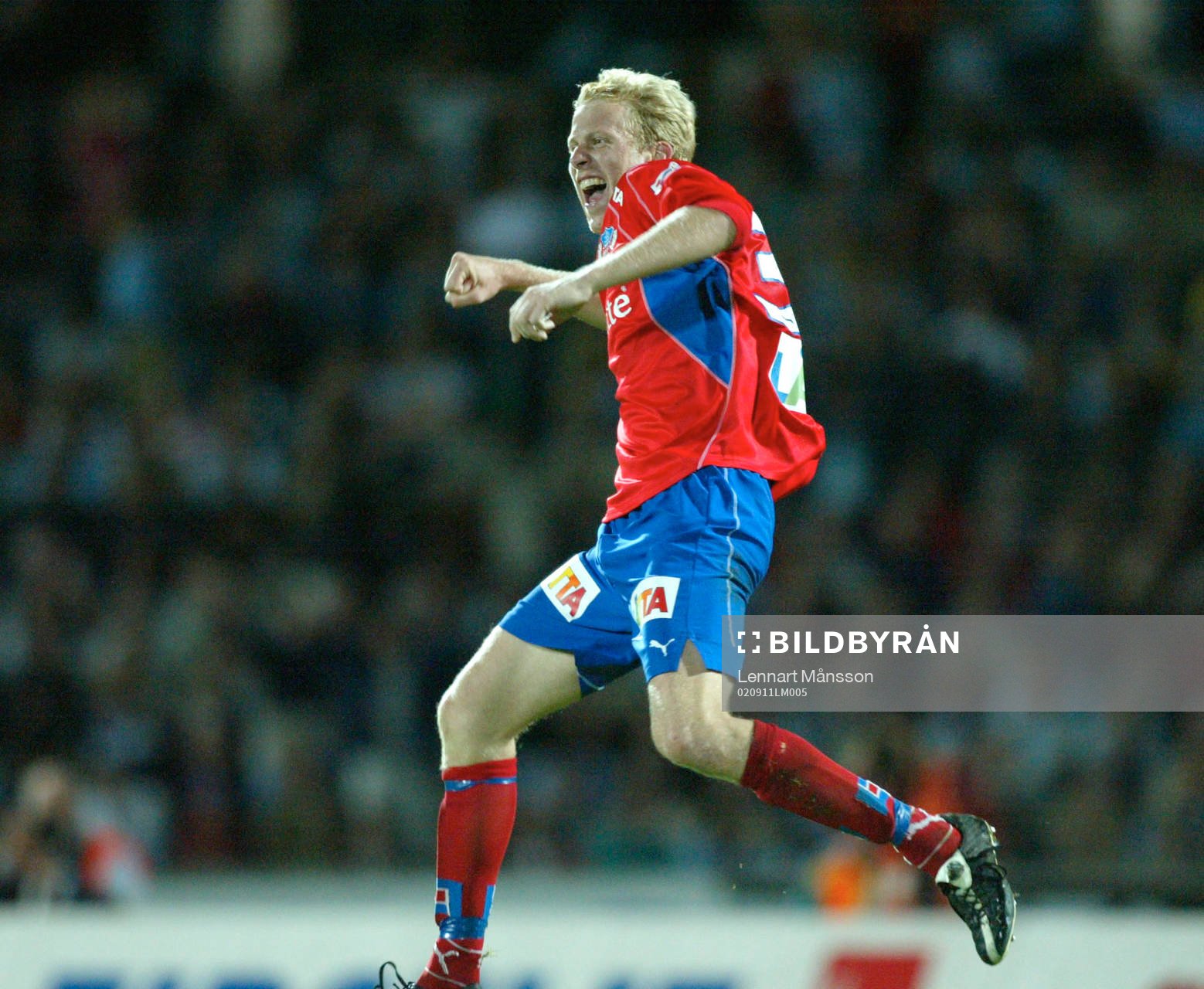 Nyförvärvet Gustaf Andersson, Helsingborg jublar