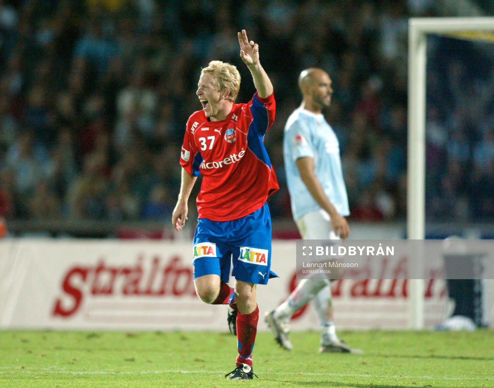 Nyförvärvet Gustaf Andersson, Helsingborg jublar