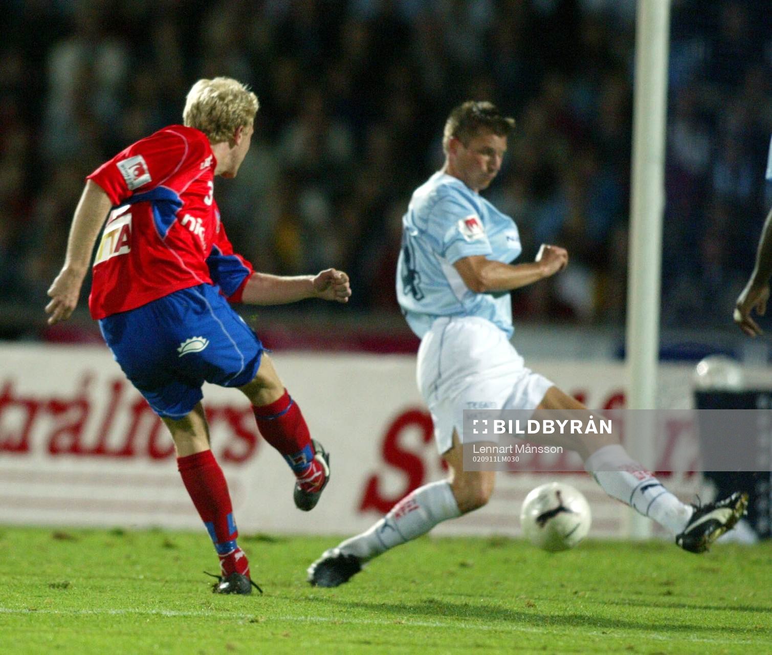 Nyförvärvet Gustaf Andersson, Helsingborg gör 0-2 målet