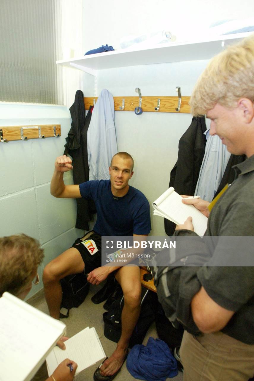 Matchhjälten och straffräddaren Fredrik Larsson,