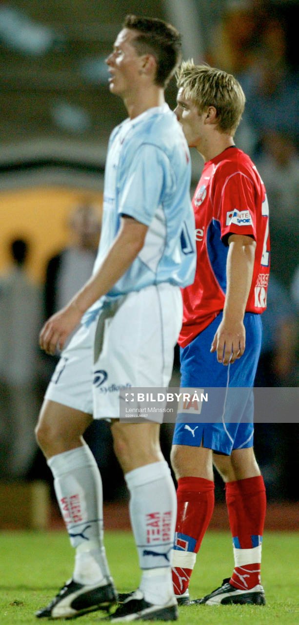 Jon Jönsson och Andreas Dahl, IFK Hässleholm-produkter