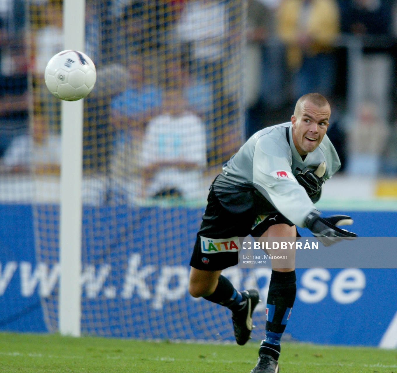 Fredrik Larsson, målvakt. Utkast, målvaktsutkast