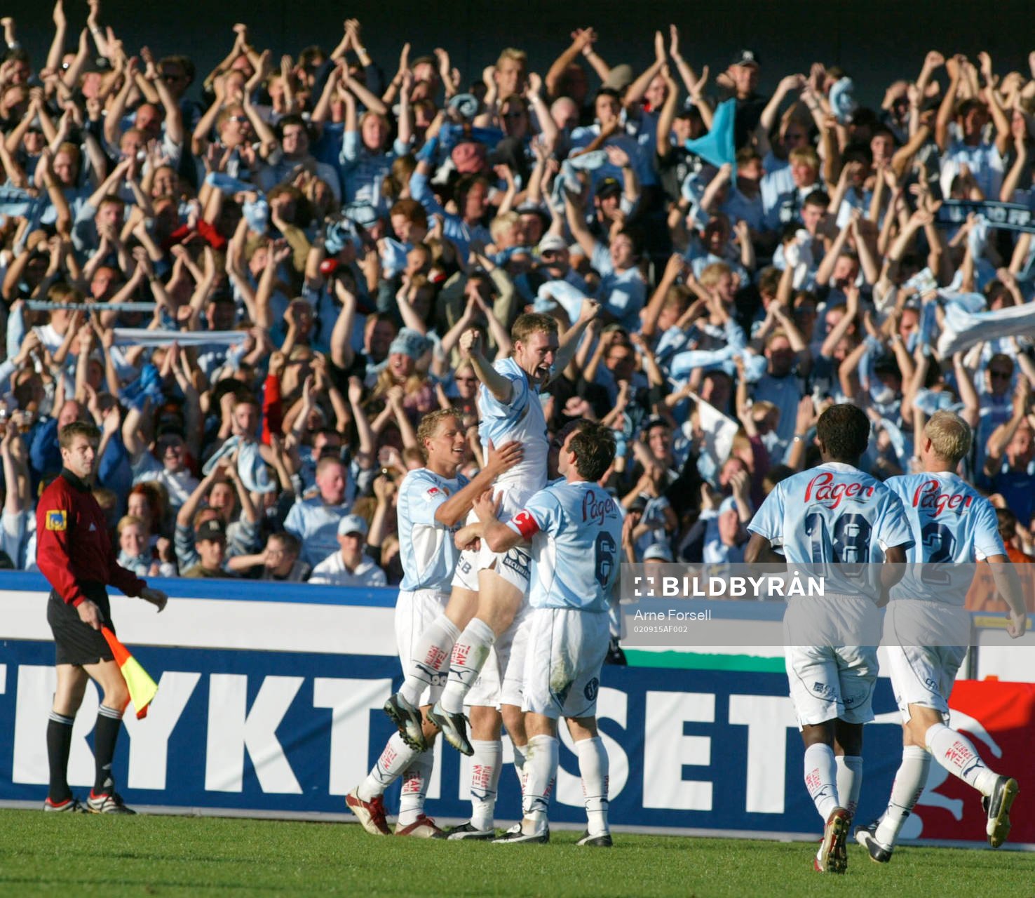 Fotboll, Allsvenskan, Malmö - Göteborg: Niklas Skoog, bäst i Malmö, hyllas efter sitt 4 - 1