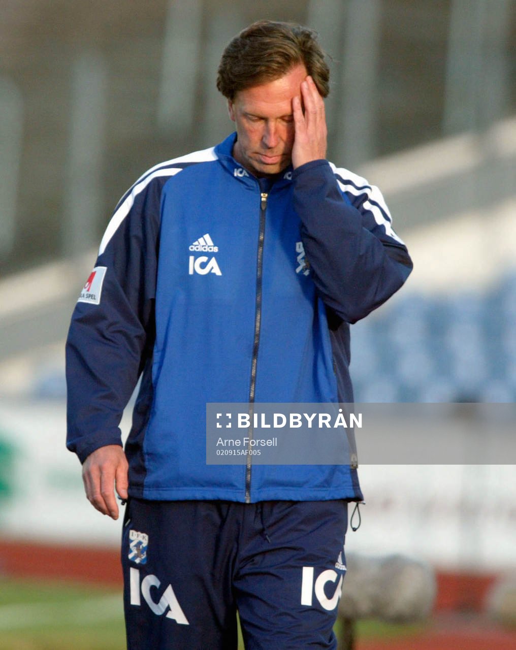 Roger Gustafsson, tränare Göteborg deppar