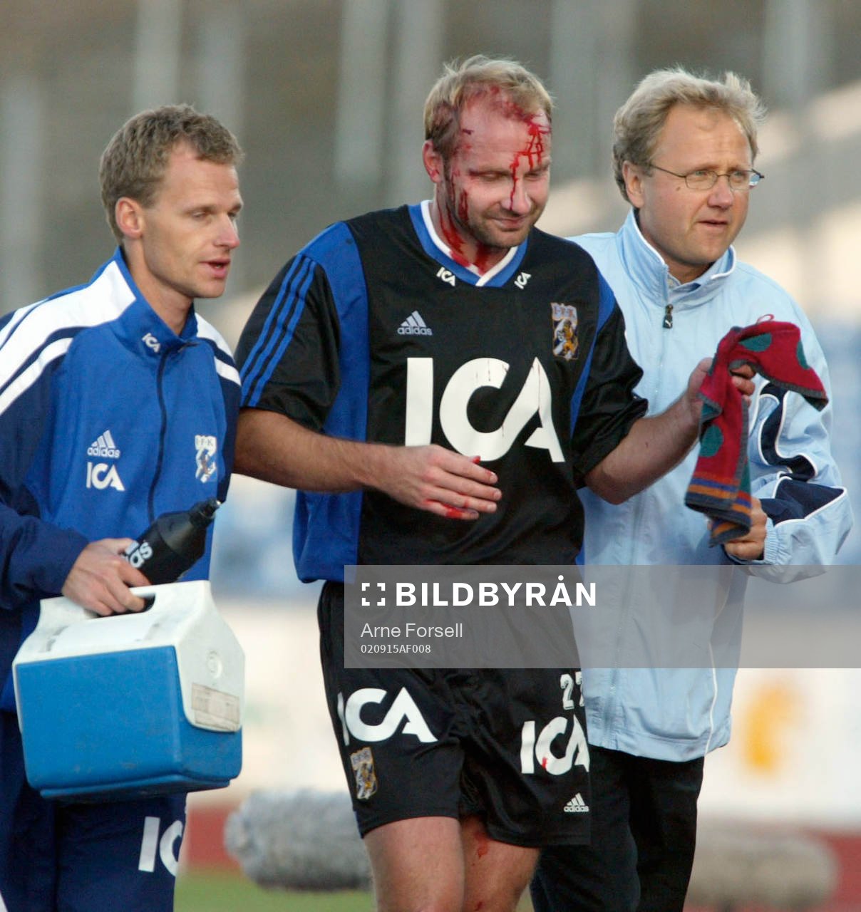 Både Håkan Mild och IFK Göteborg sargades i Malmö