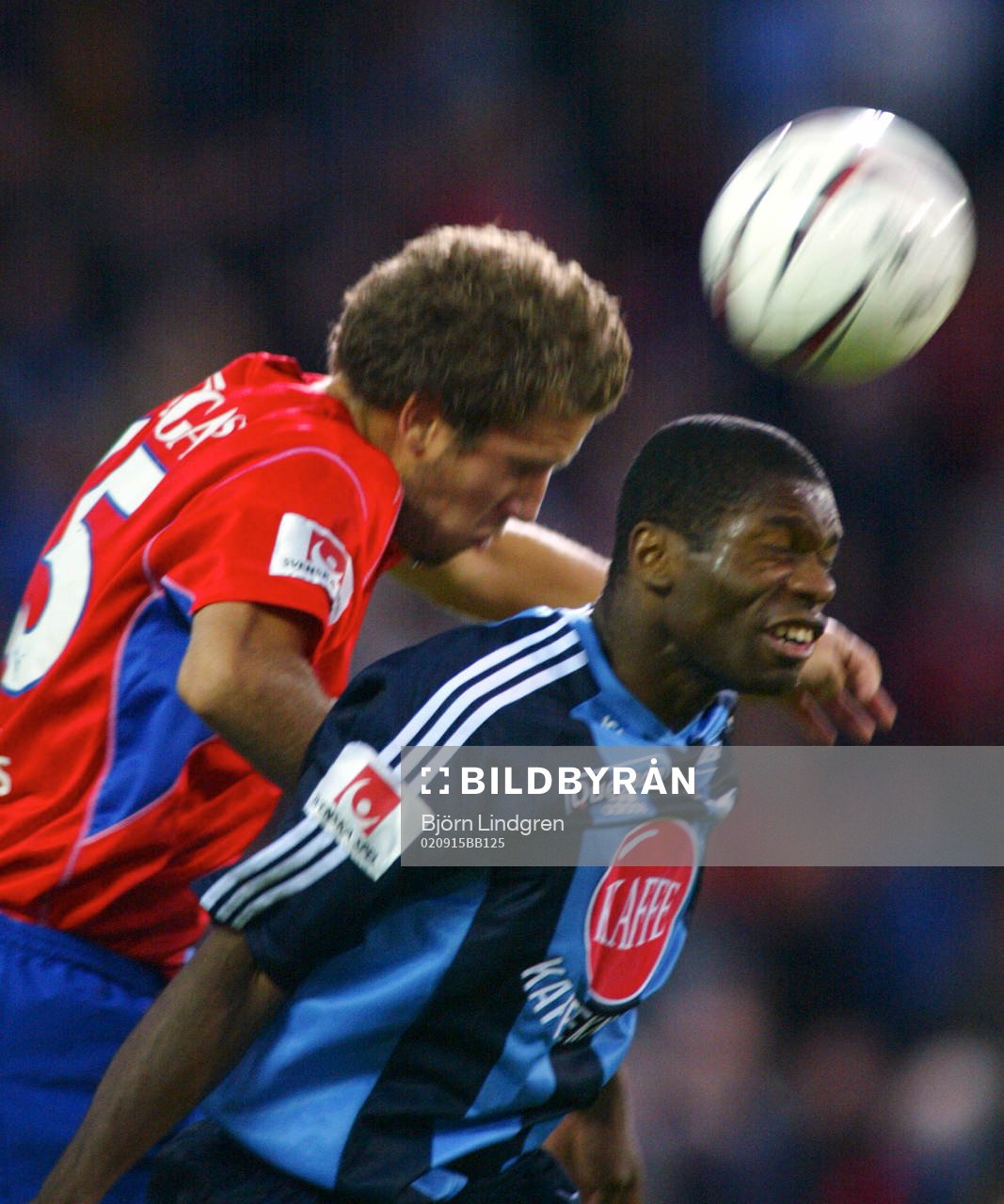 Mattias Lindström, Helsingborg och Samuel Wowoah i