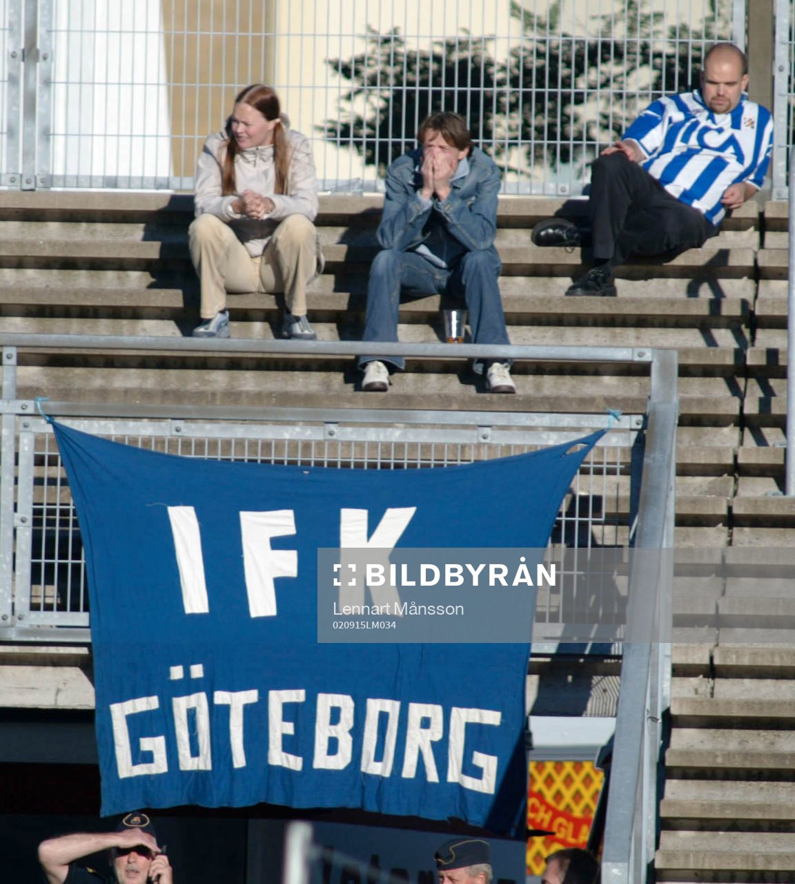 Deppiga IFK-supporters. Fans, supporter, depp