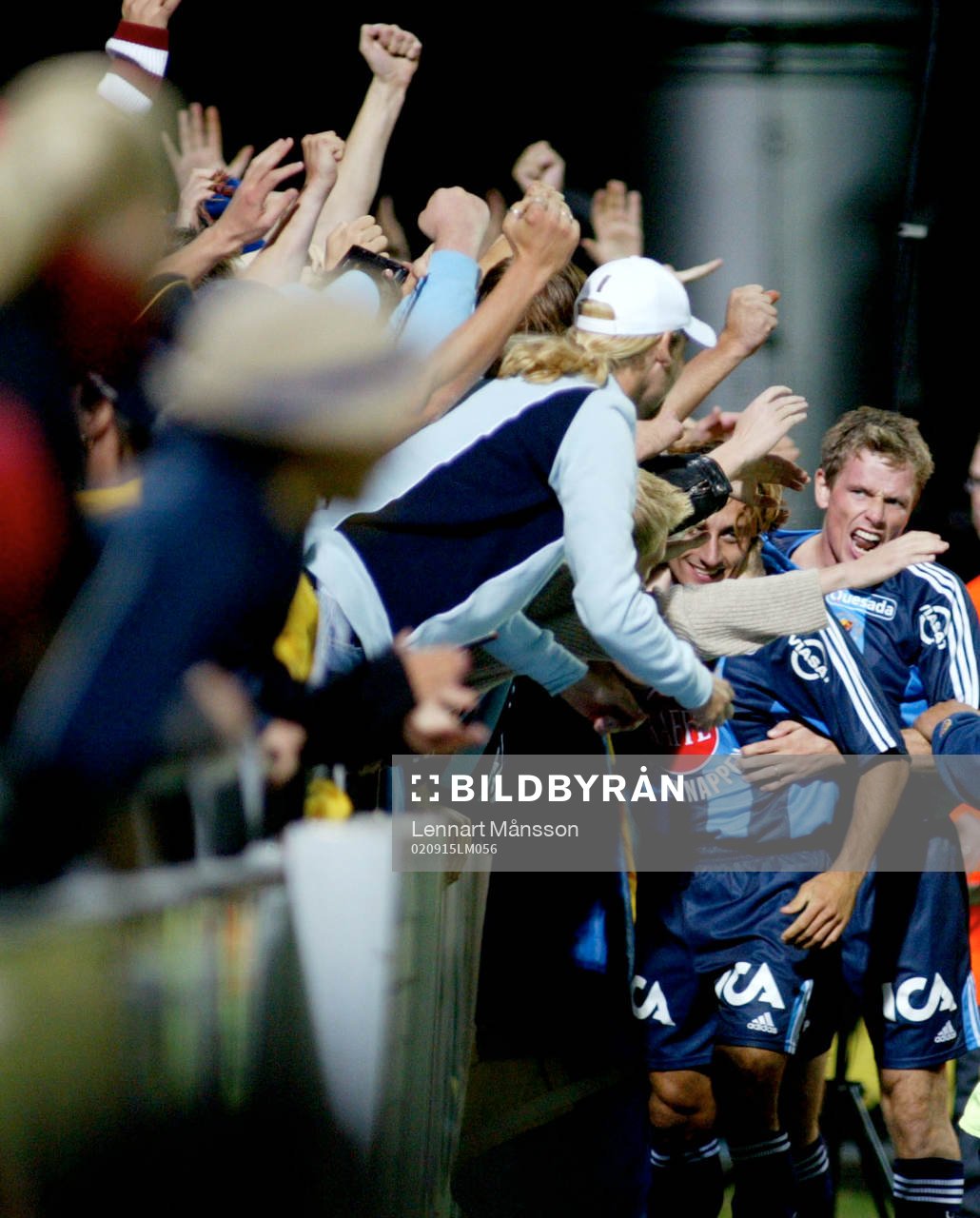 Louay Chanko hyllas av fansen