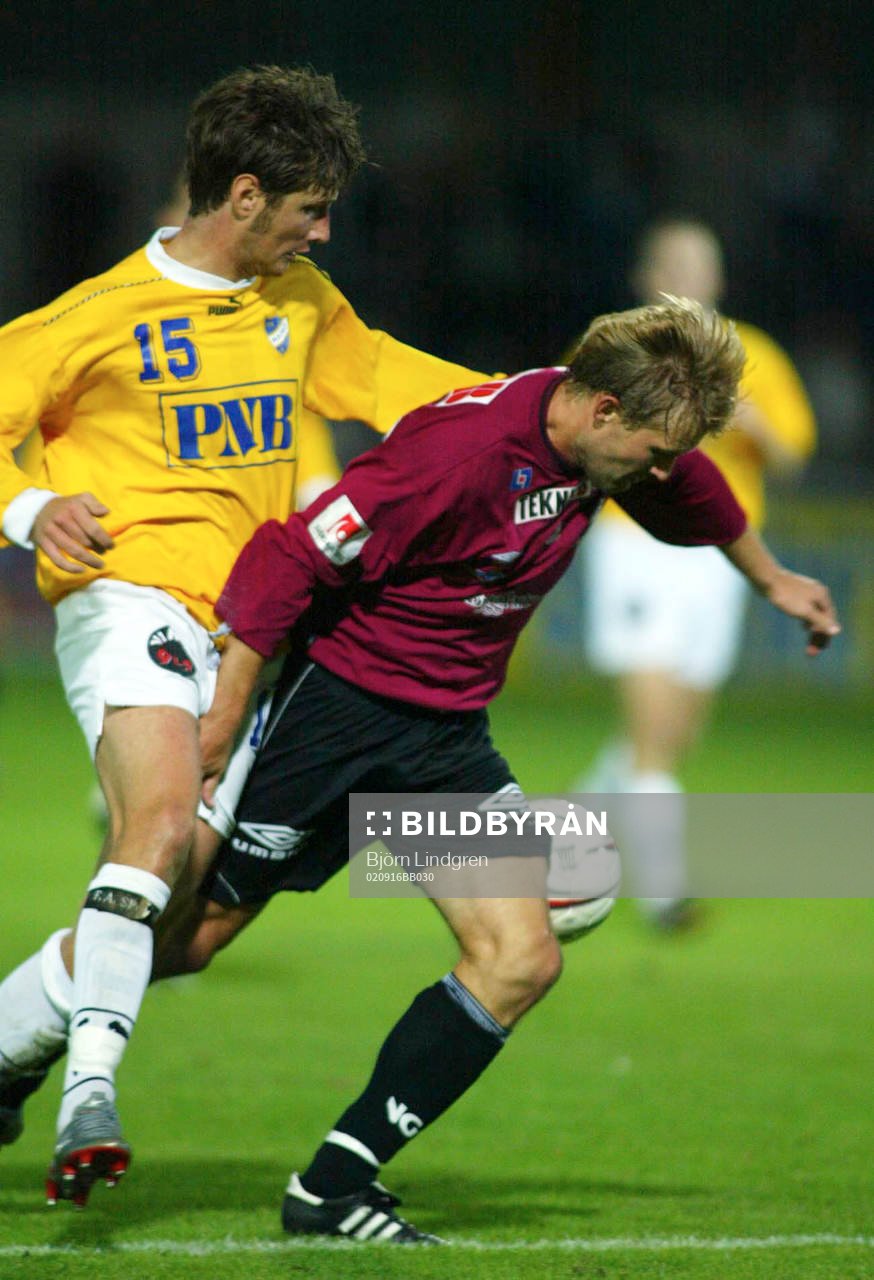 Mats Wejsfelt, Malmö springer ner Johan Andersson,