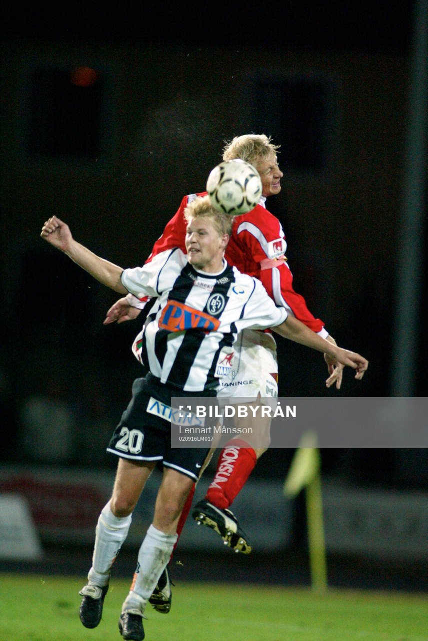 Landskrona - här Mattias Eklund - kom till korta mot