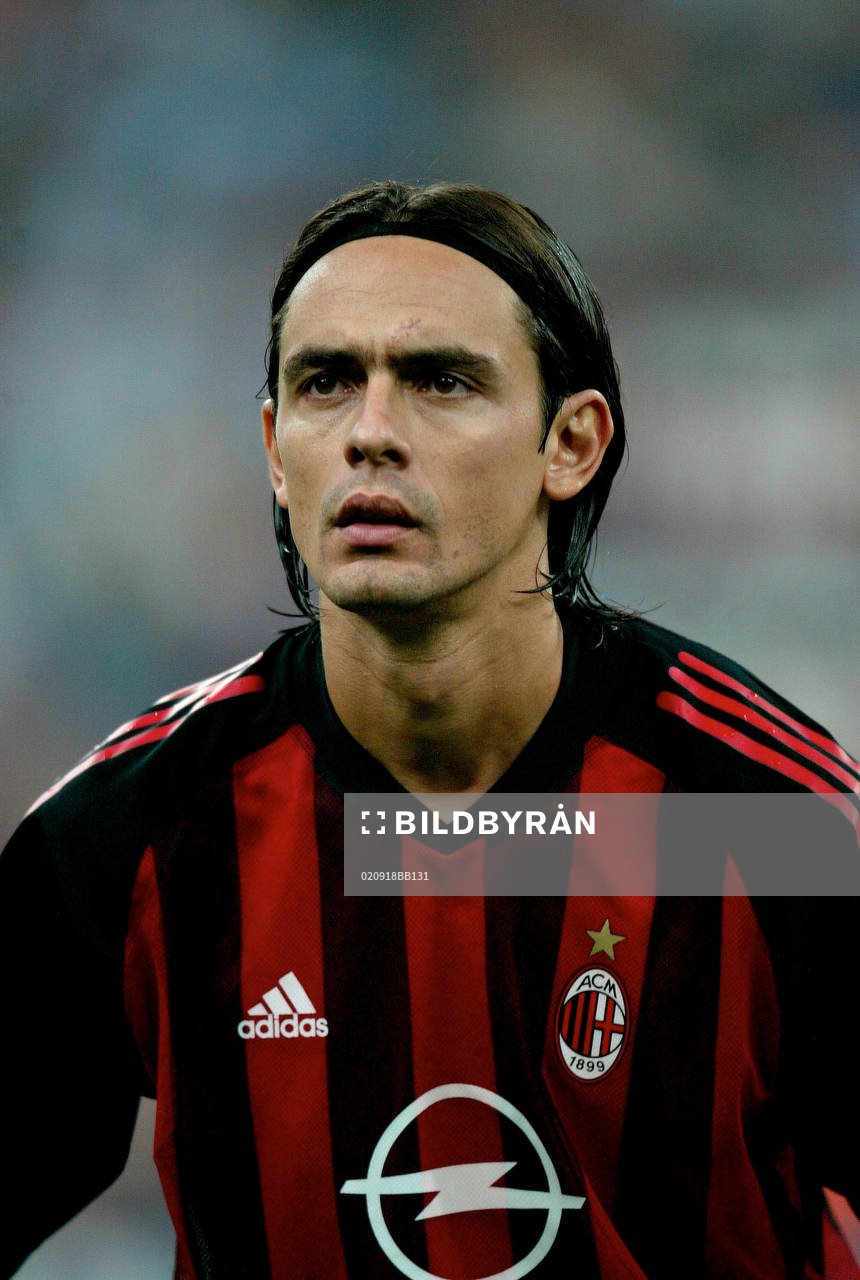 Inzaghi, Milan, porträtt