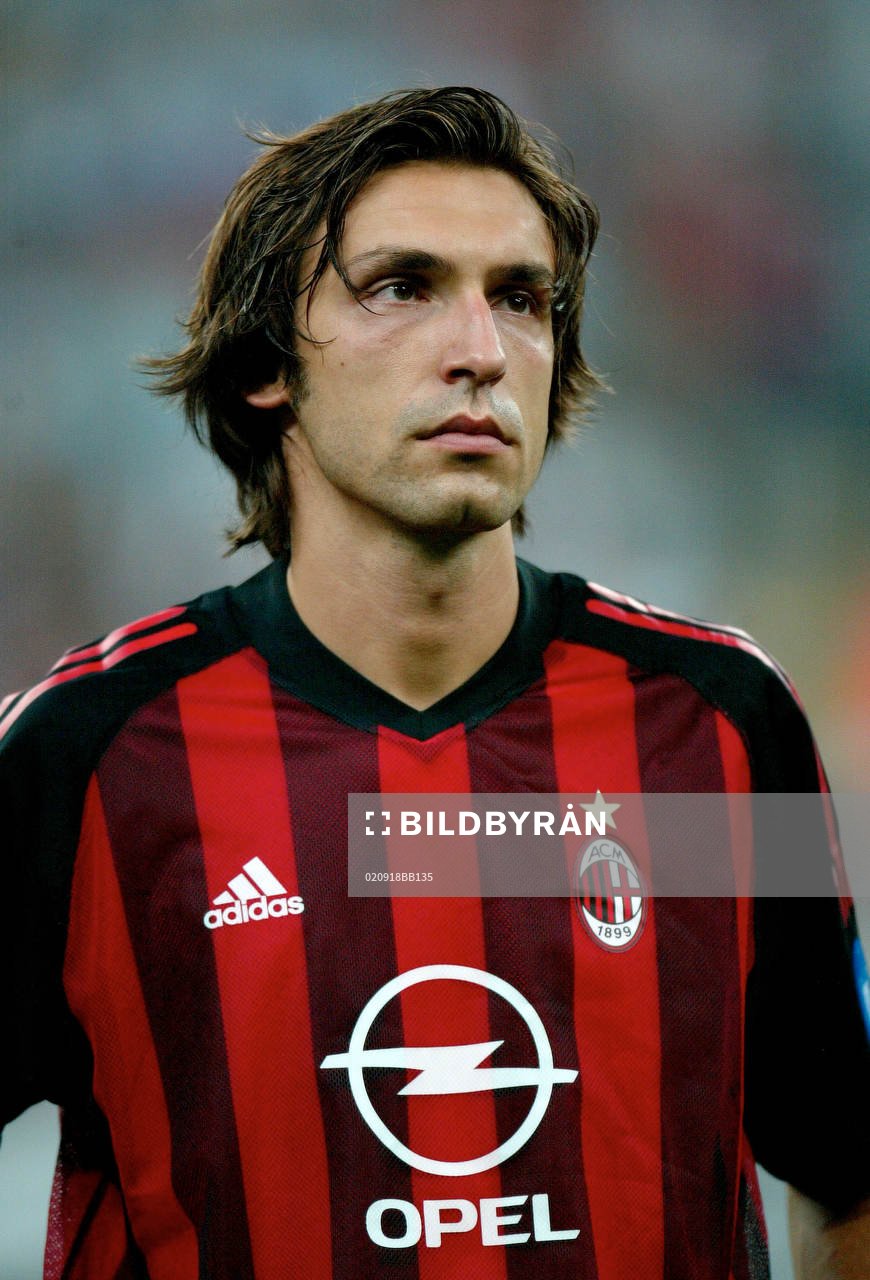 Pirlo, Milan, porträtt
