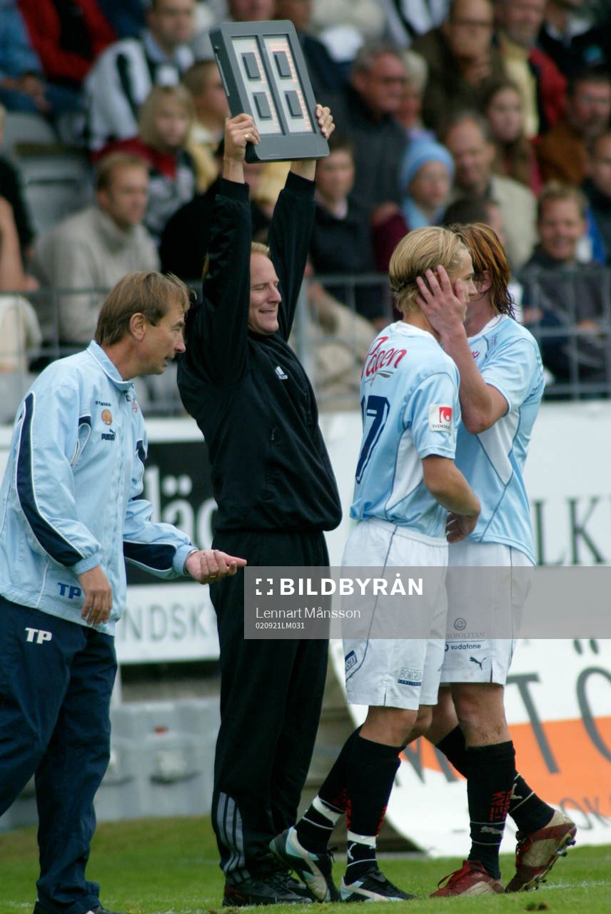 Byte, Markus Rosenberg avlöser Andreas Yngvesson