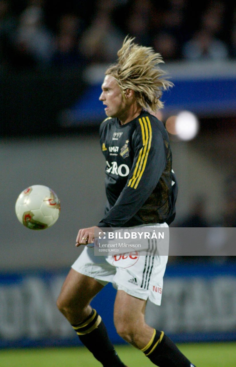 Andreas Andersson, AIK. Hårsvall