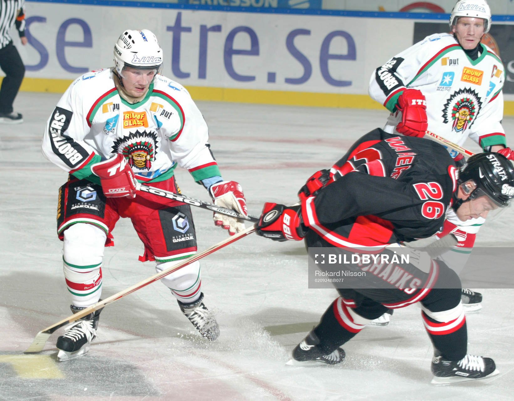 Erik Kakko, Frölunda och Mikael Wahlberg, Malmö