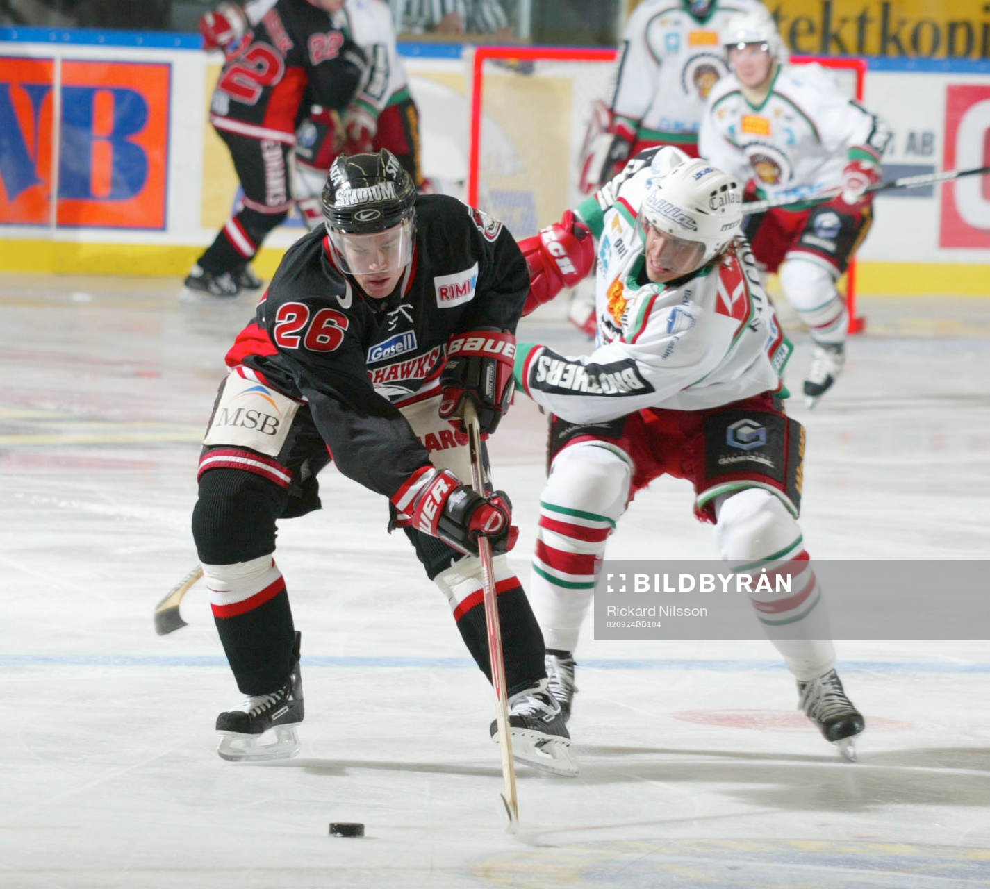 Mikael Wahlberg, Malmö och Mattias Luukkonen, Frölunda