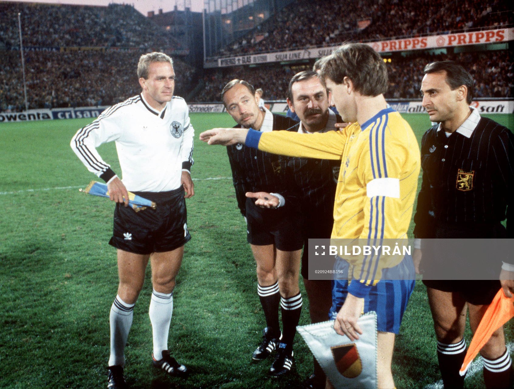 Sverige - Tyskland: Ingemar Erlandsson och Karl Heinz