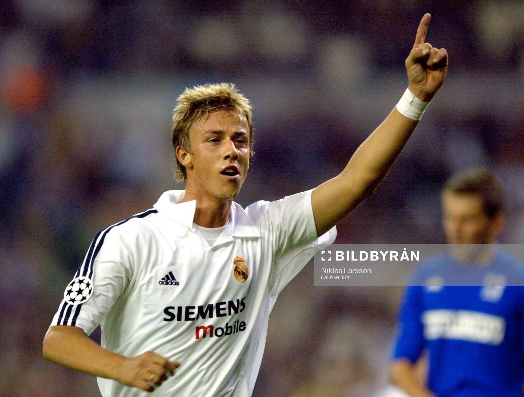  Guti, Real Madrid. (jubel)