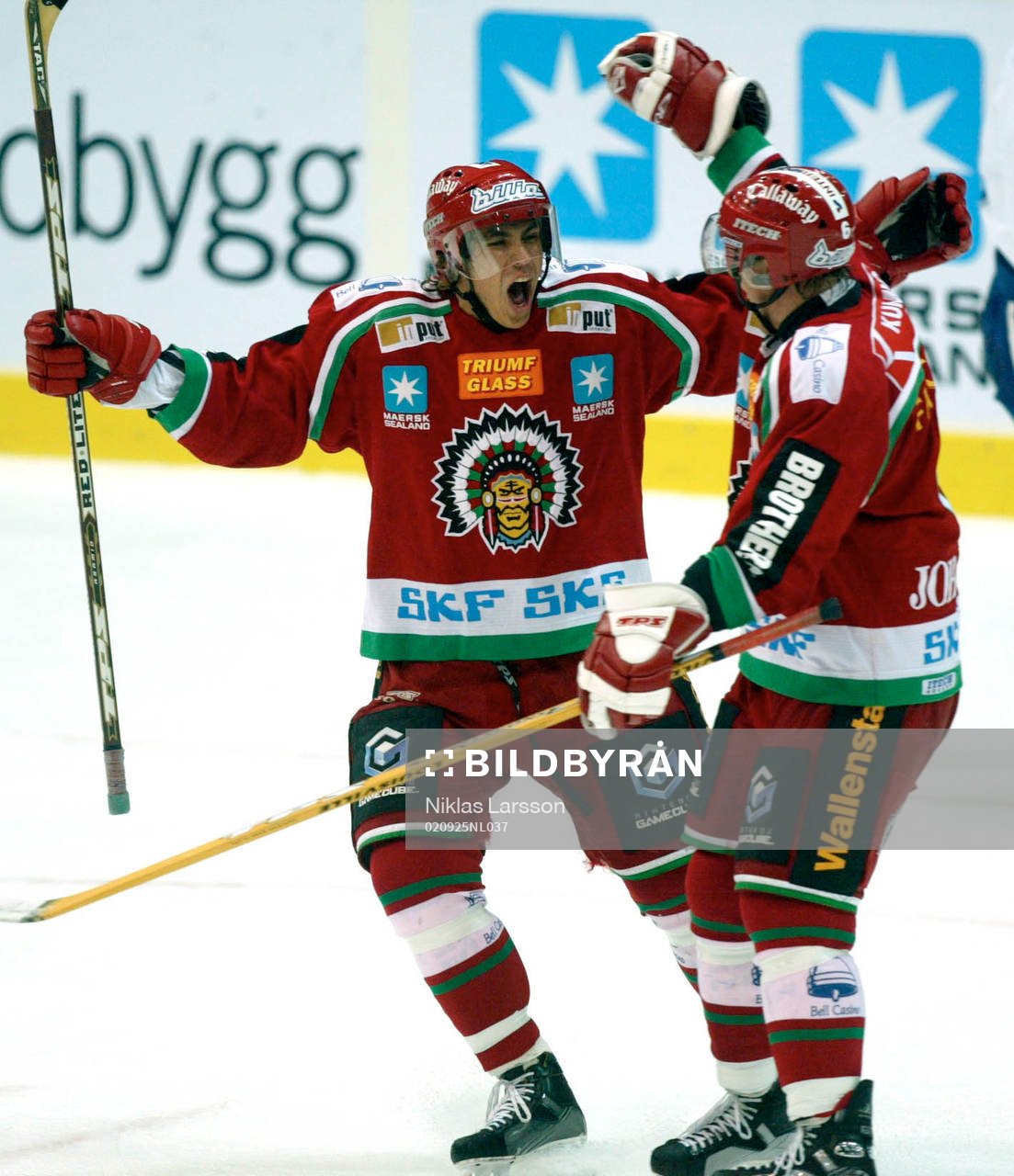 Mattias Luukkonen, Frölunda, jublar, jubel