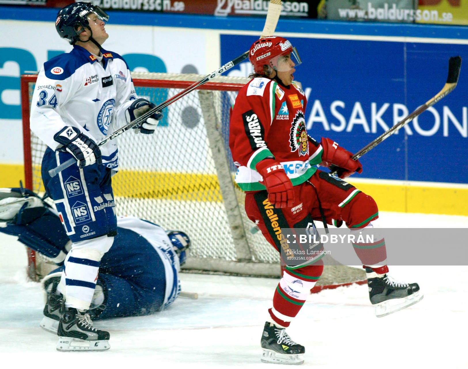 Mattias Luukkonen jublar