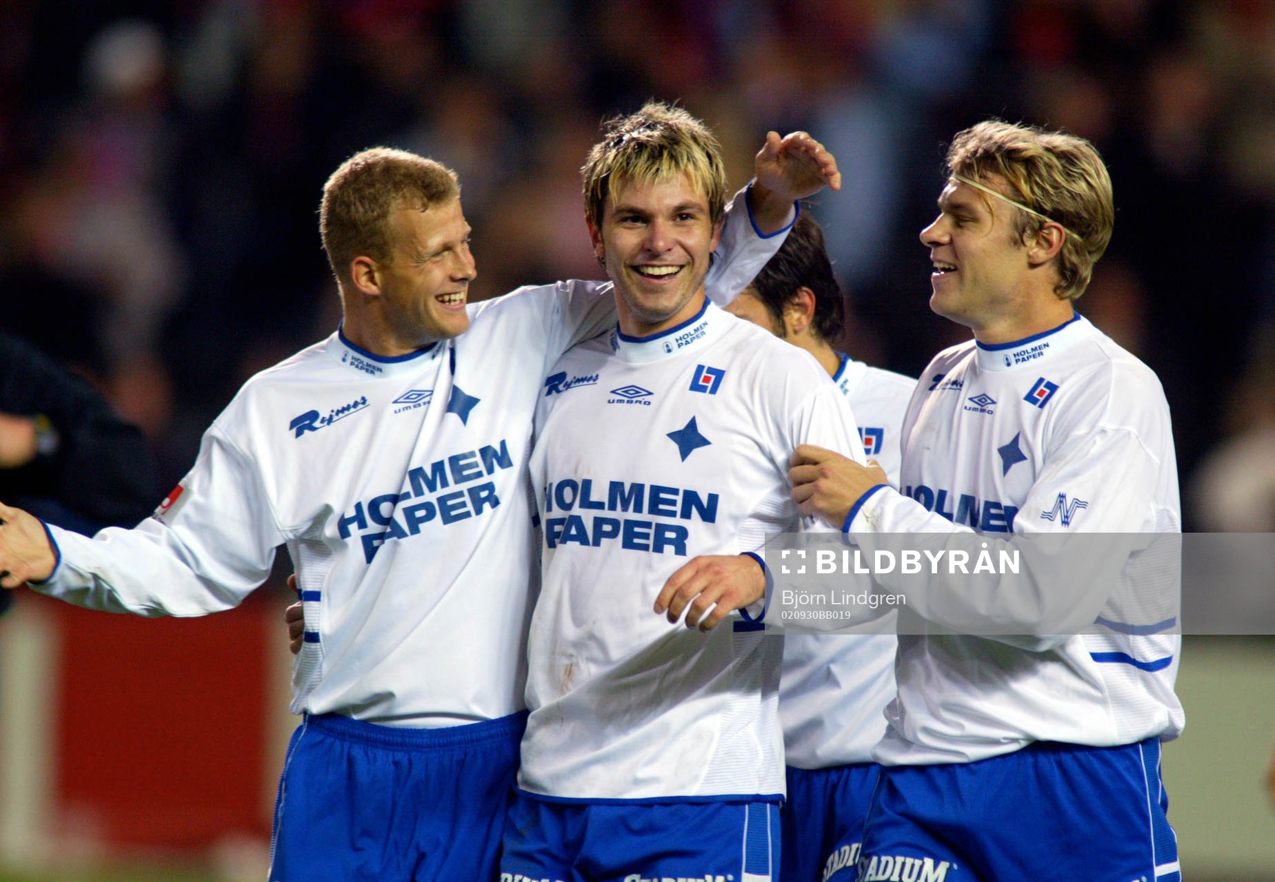  Kristian Bergström, Nick Bosevski och Antti Sumiala, Norrköping jublar, jubel.