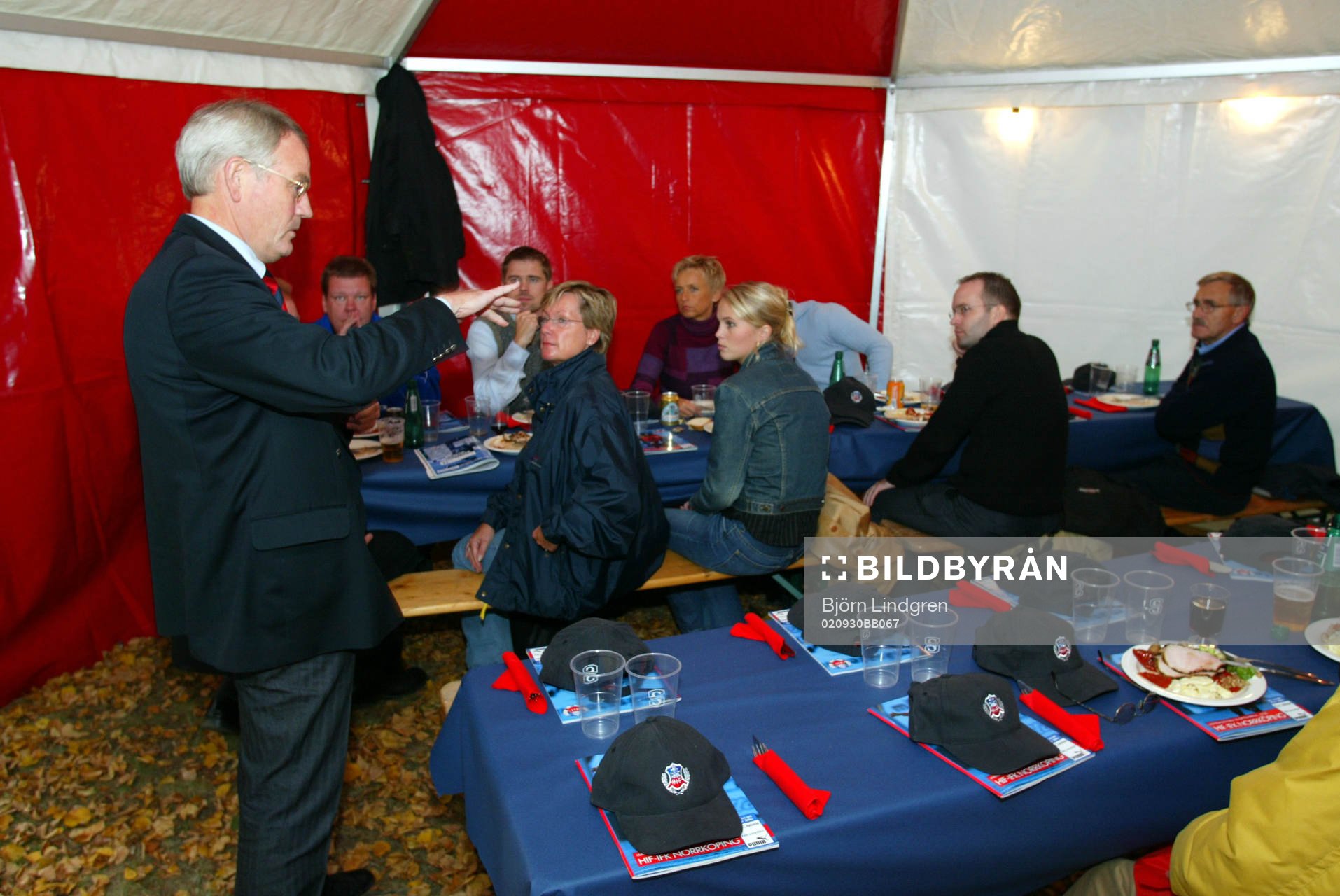 Fotboll, Vip-tält på Olympia, Helsingborg