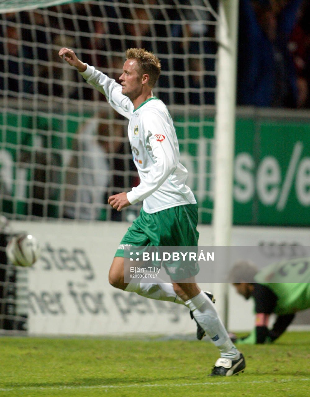 Peter Markstedt, Hammarby kvitterade, jubel