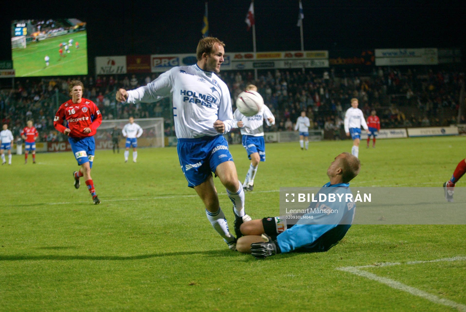 Jonas Wallerstedt, Norrköping mot Fredrik Larsson,