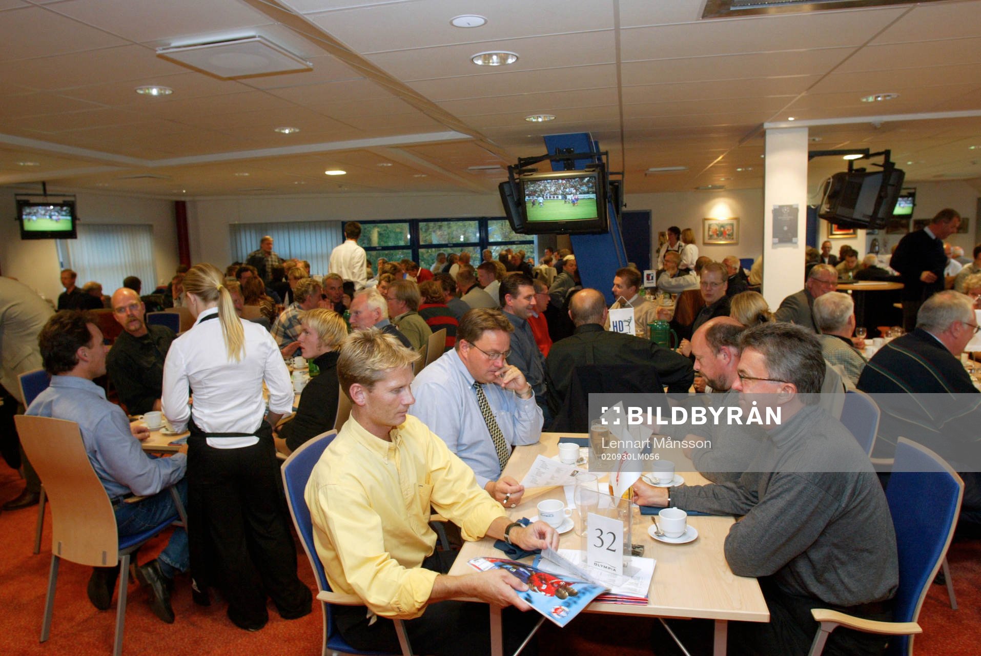 Helsingborg. Idrottsrestaurang, restaurang. Tv. Vip