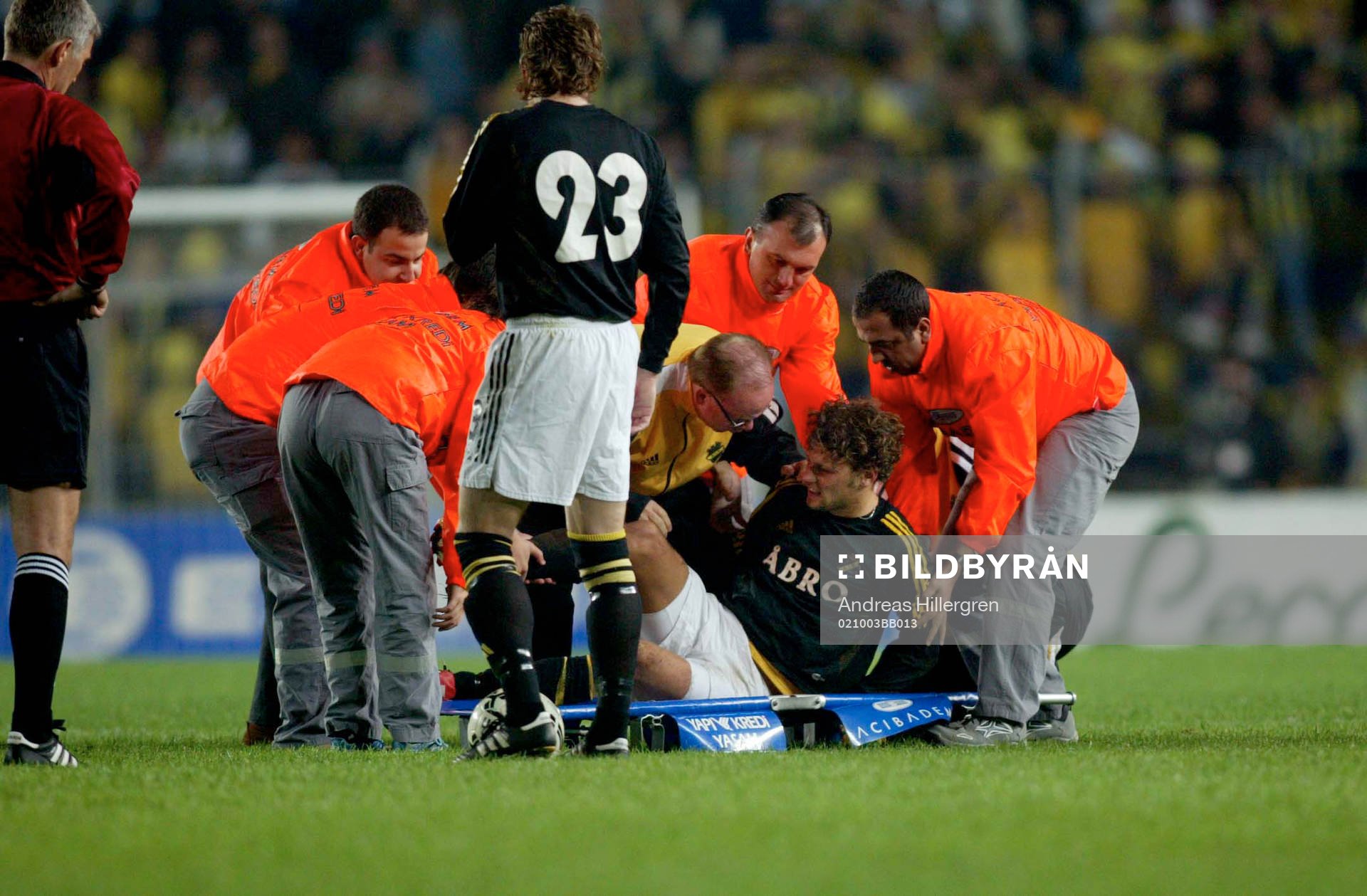Daniel Hoch, AIK fick hjärnskakning