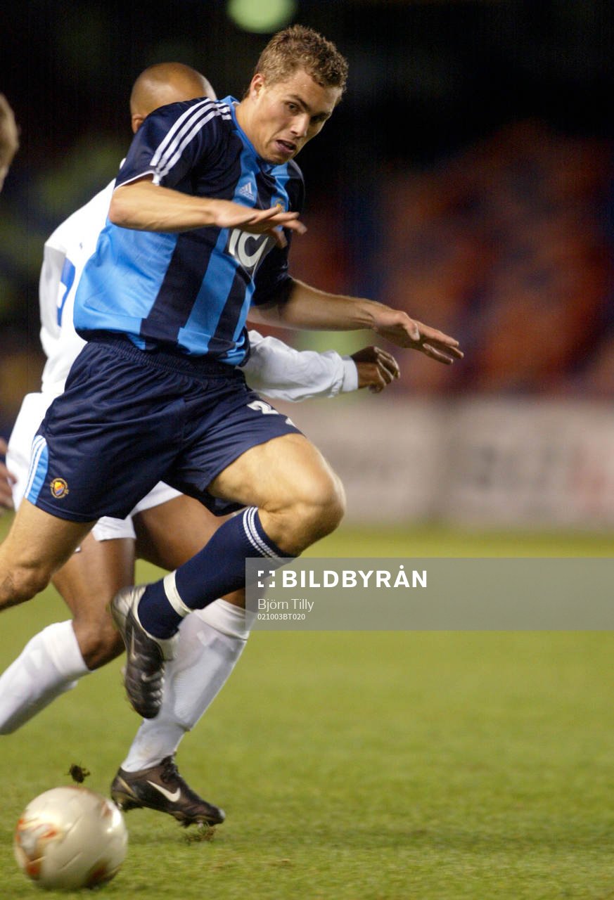  Johan Elmander, Djurgården på språng.