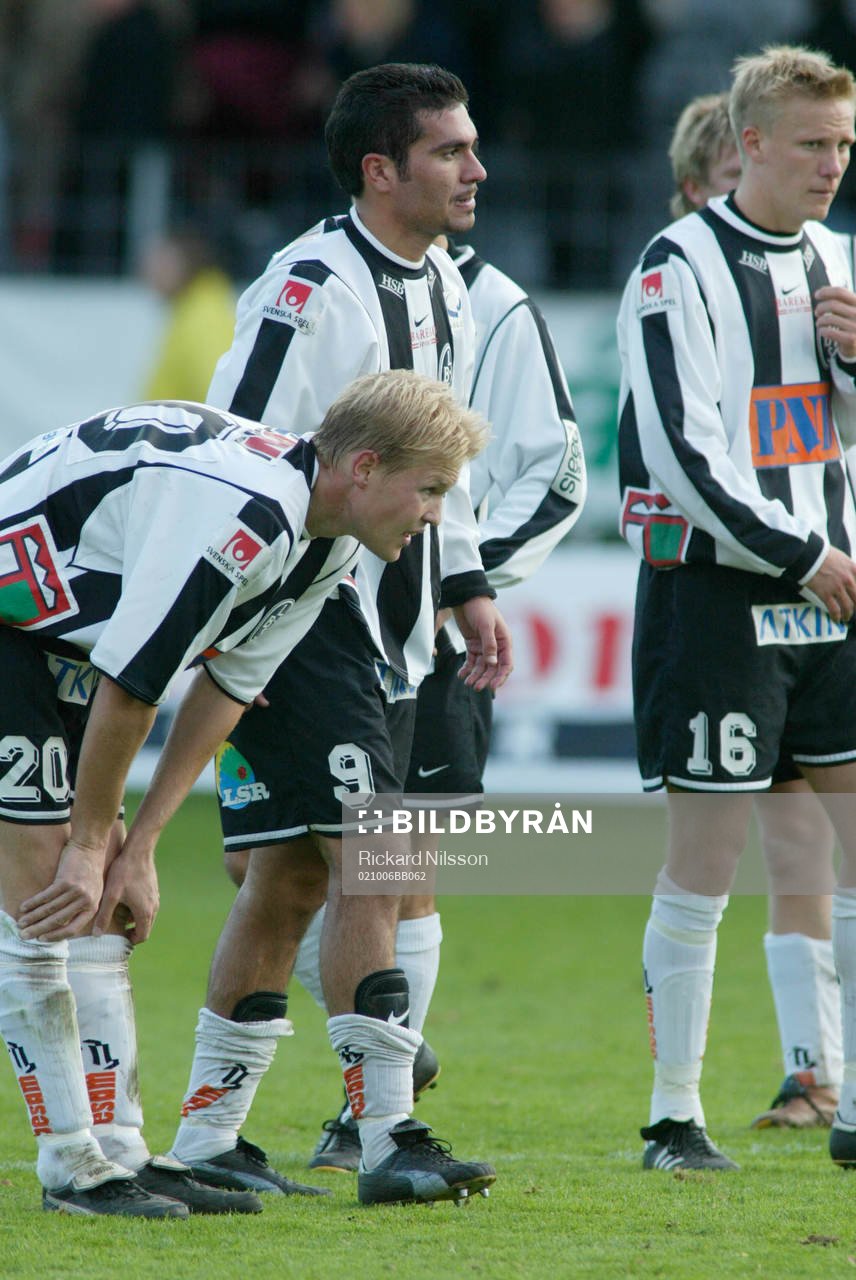 Det blev bara en poäng till Landskrona. Matthias Eklund,