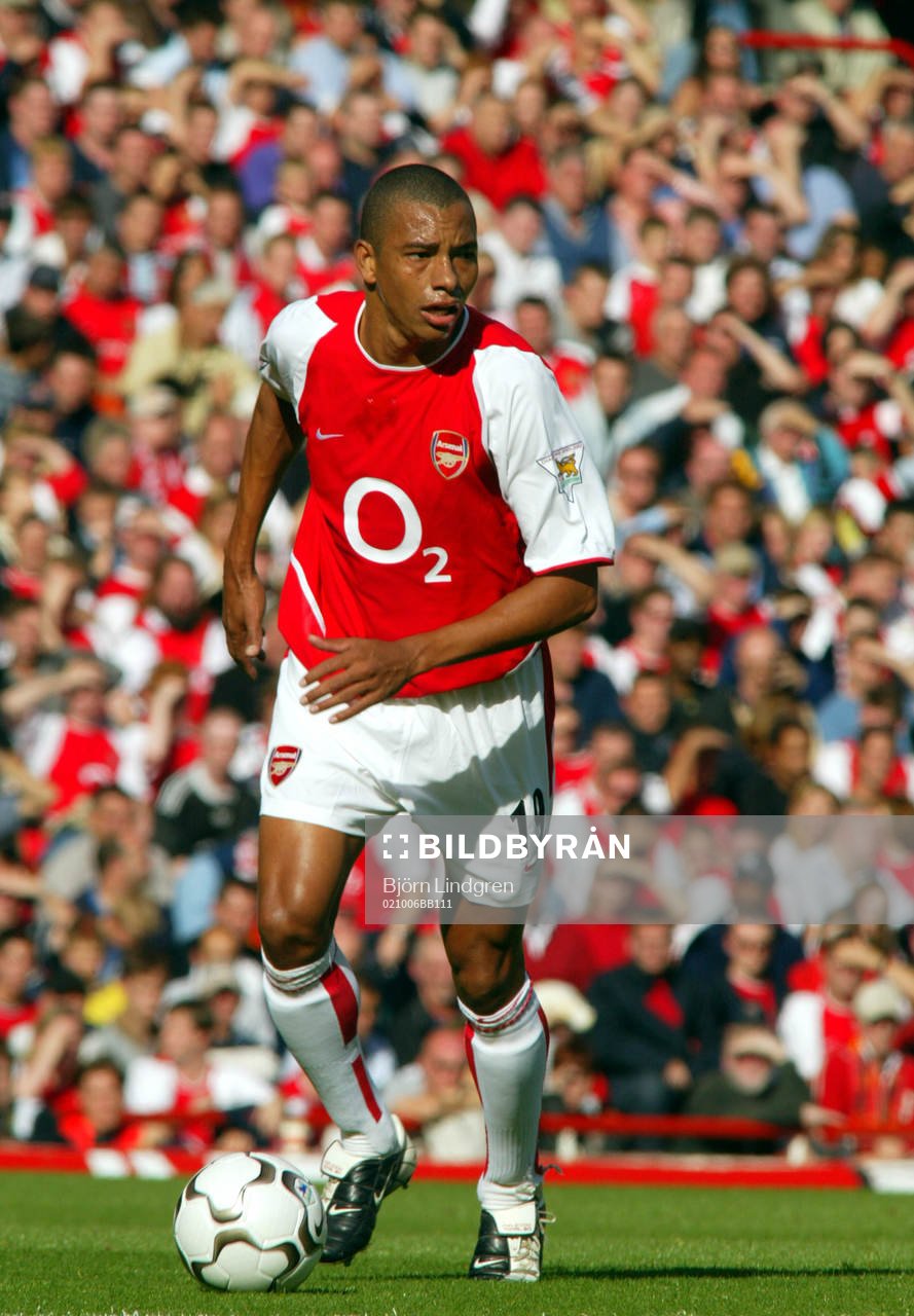 Fotboll, Engelsk, Premier League, Gilberto, Arsenal