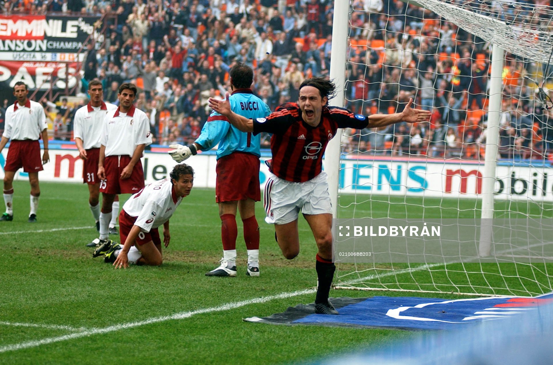 Inzaghi, Milan, jubel