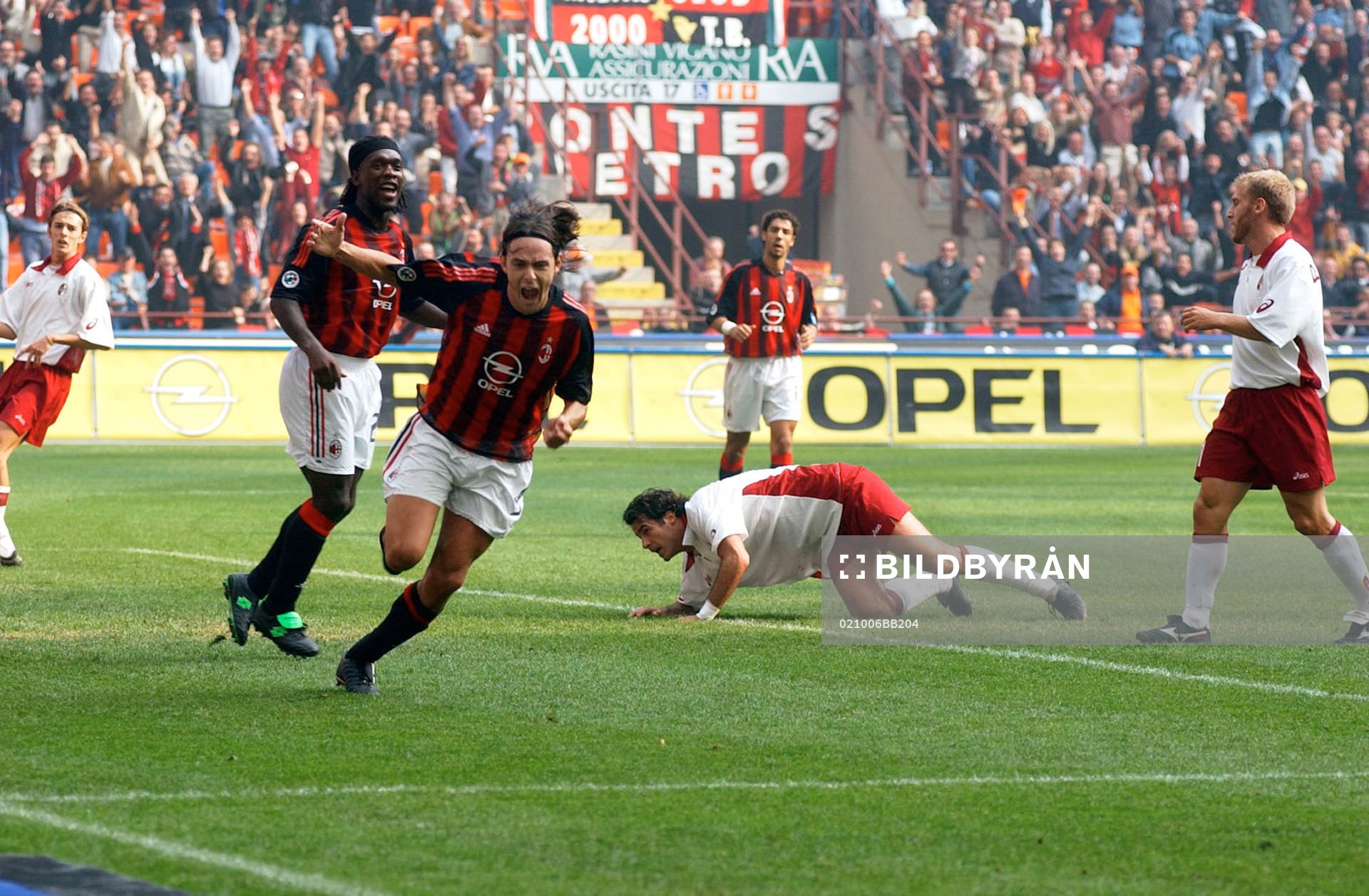 Inzaghi, Milan, jubel