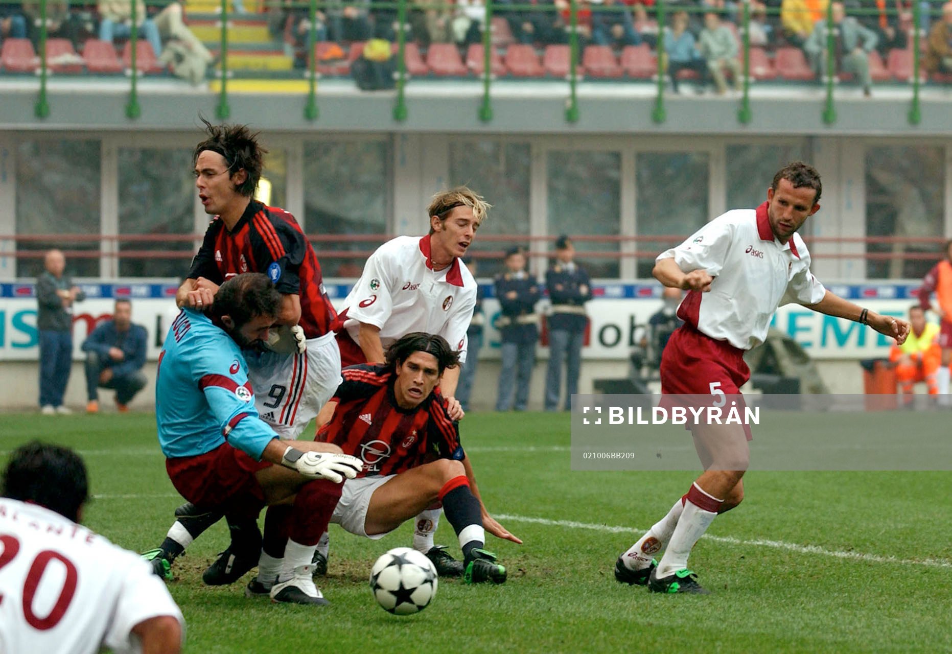 Bucci, målvakt, Torino och Inzaghi, Milan
