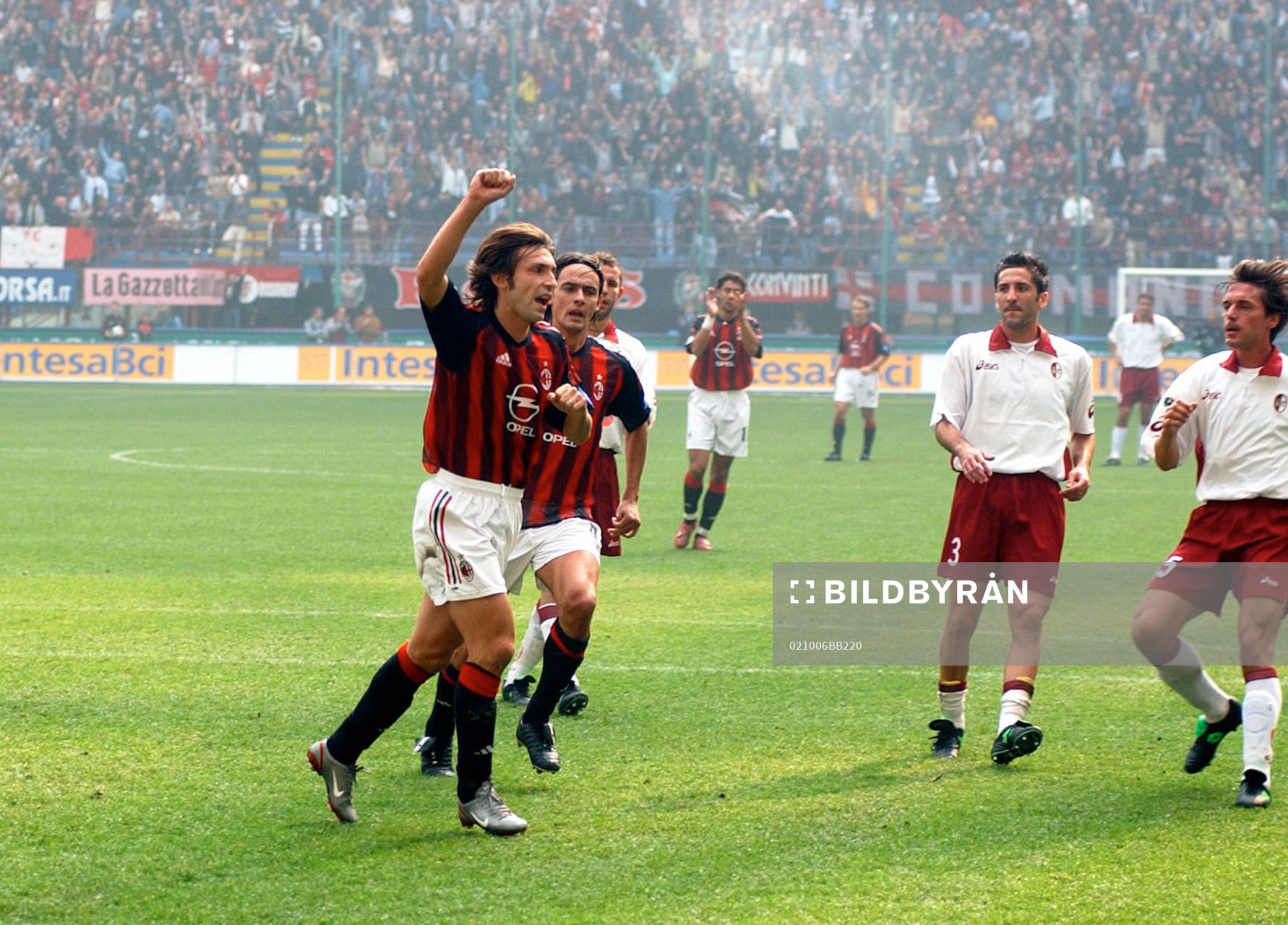  Pirlo, Milan, jubel.