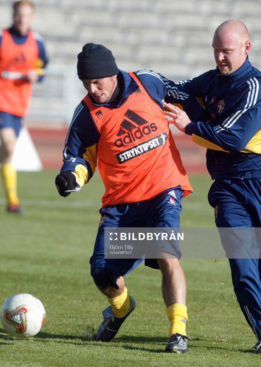 Fredrik Ljungberg och Jörgen Pettersson