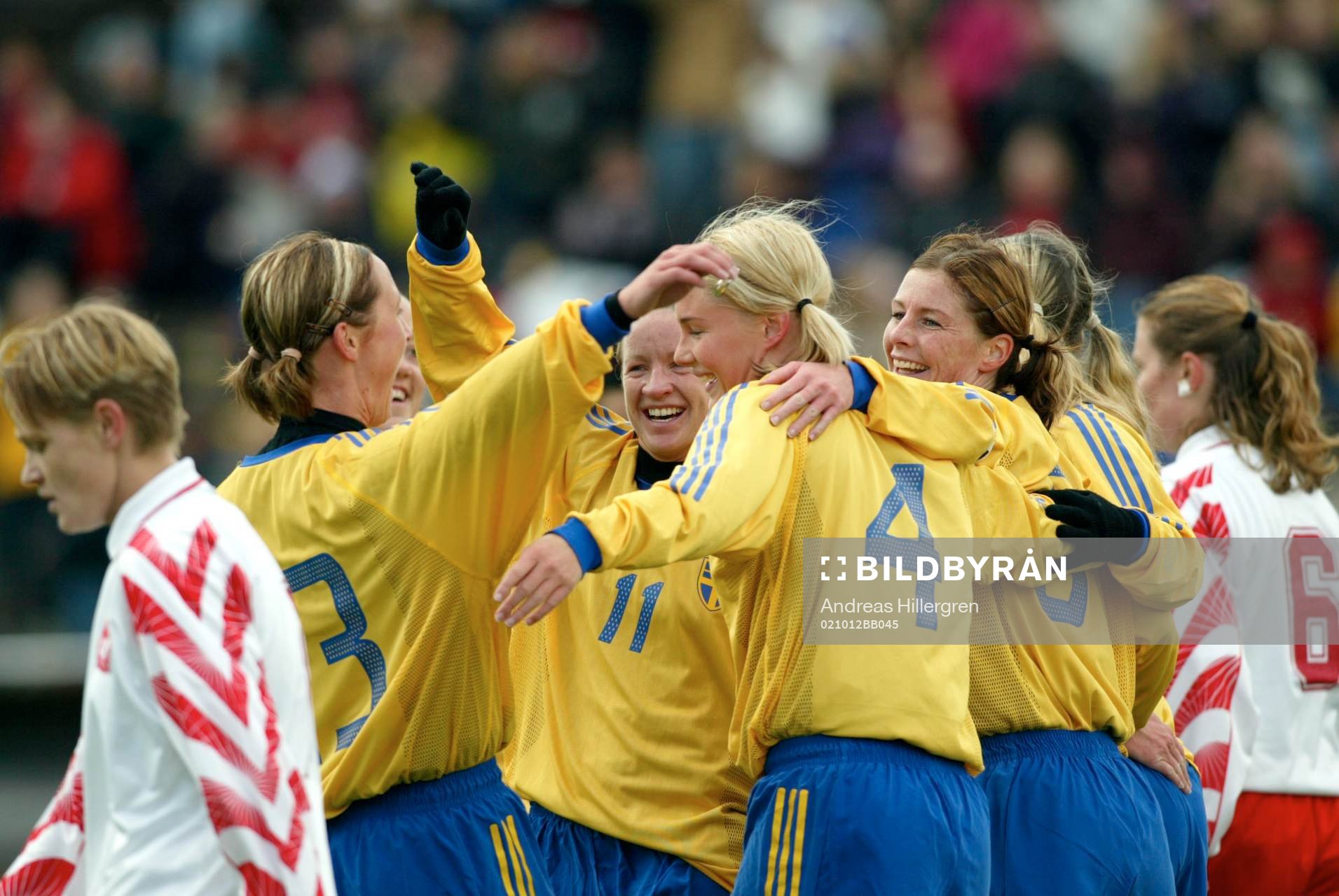 Malin Moström, Victoria Svensson och Anna-Maria Eriksson,