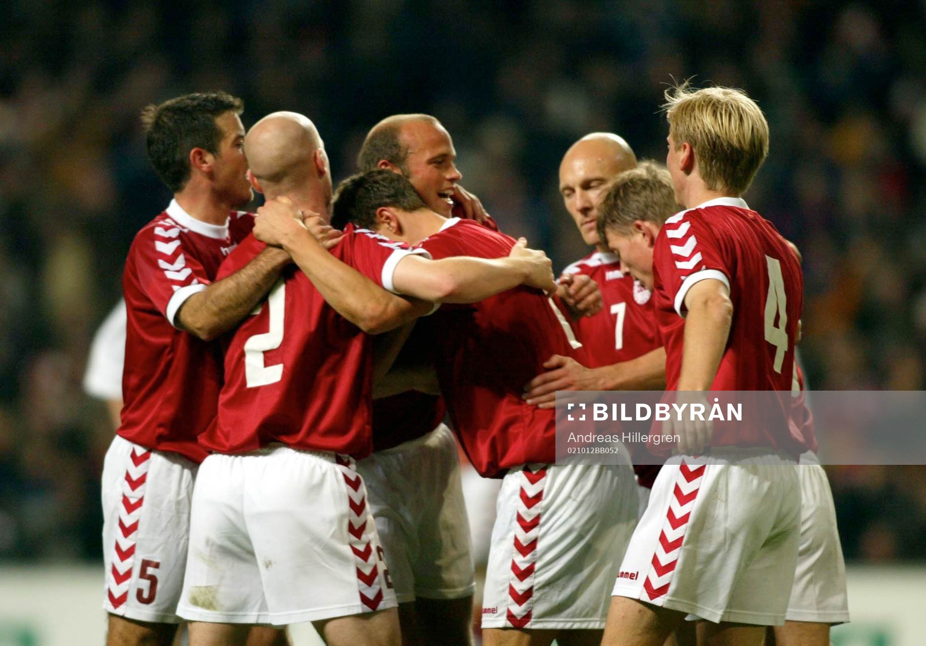 Jon Dahl Tomasson ooch Ebbe Sand, Danmark jubel
