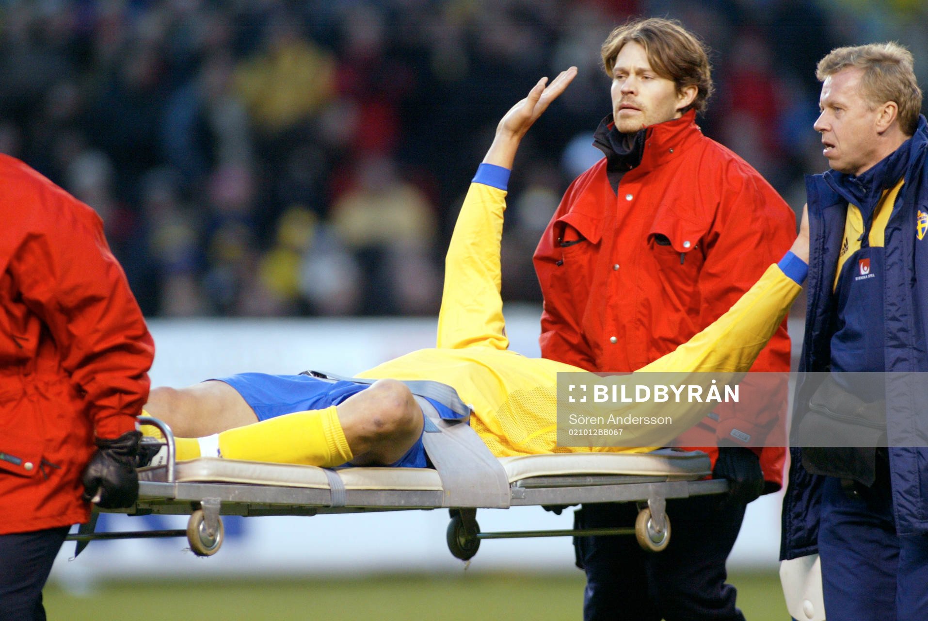 Zlatan Ibrahimovic, Sverige nickade in 1-1. Men i duellen