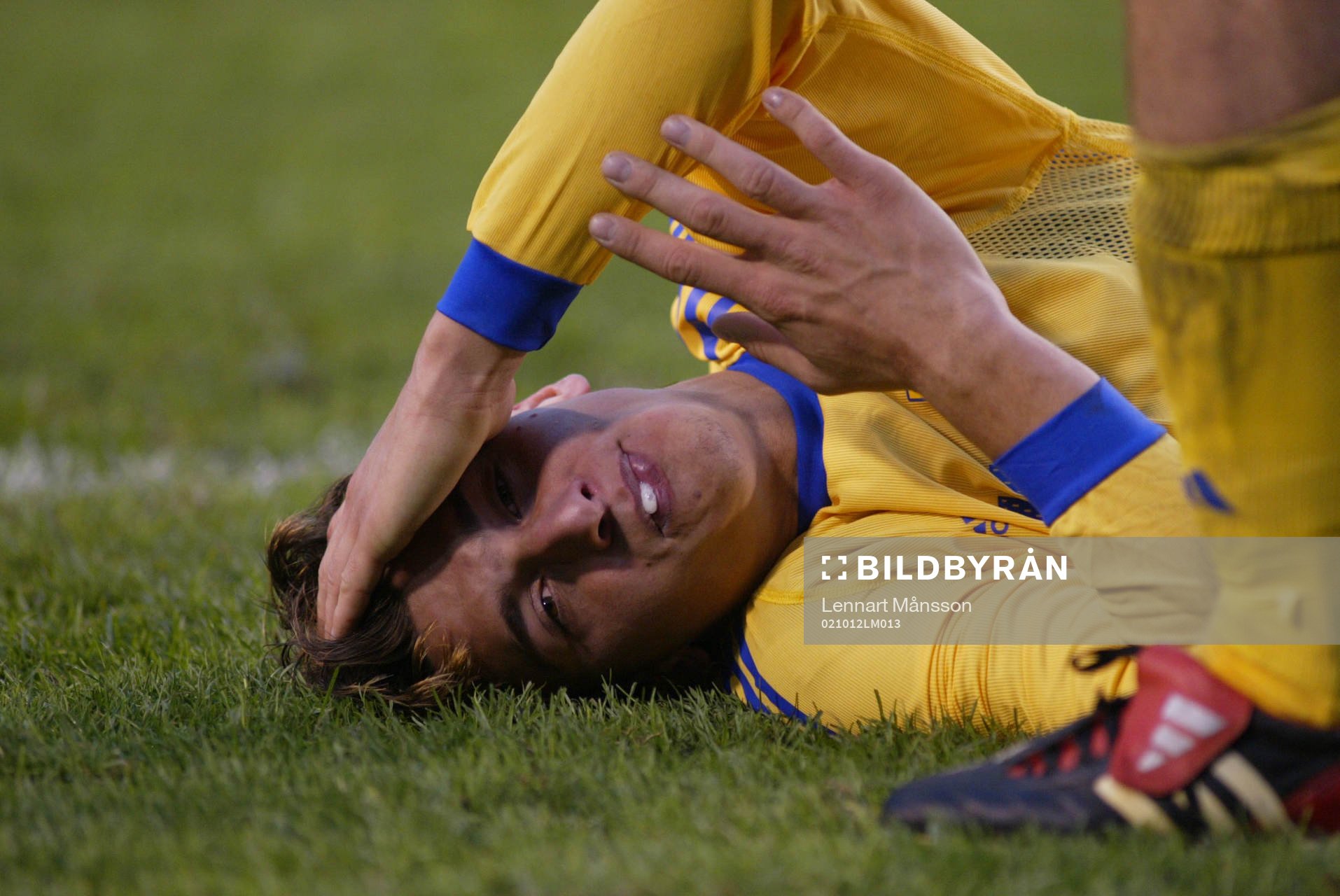 Zlatan Ibrahimovic, Sverige nickade in 1-1. Men i duellen