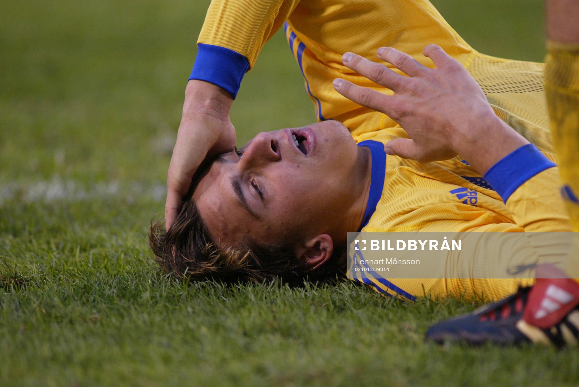 Zlatan Ibrahimovic, Sverige nickade in 1-1. Men i duellen