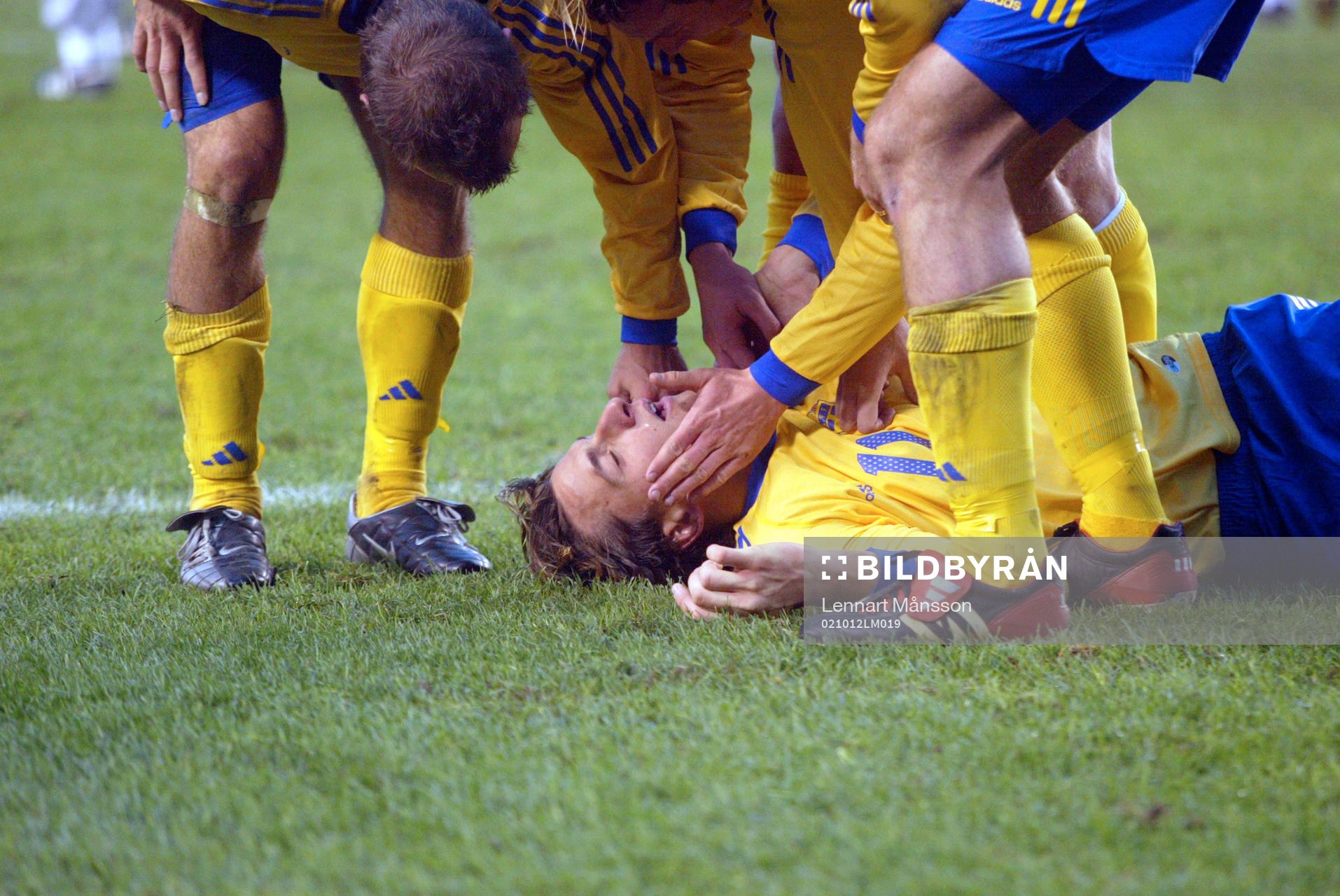 Zlatan Ibrahimovic, Sverige nickade in 1-1. Men i duellen