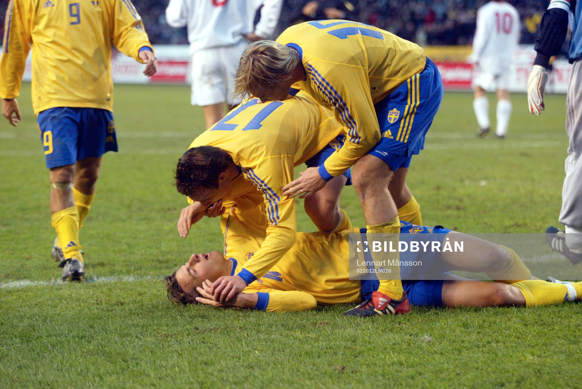 Zlatan Ibrahimovic, Sverige nickade in 1-1. Men i duellen