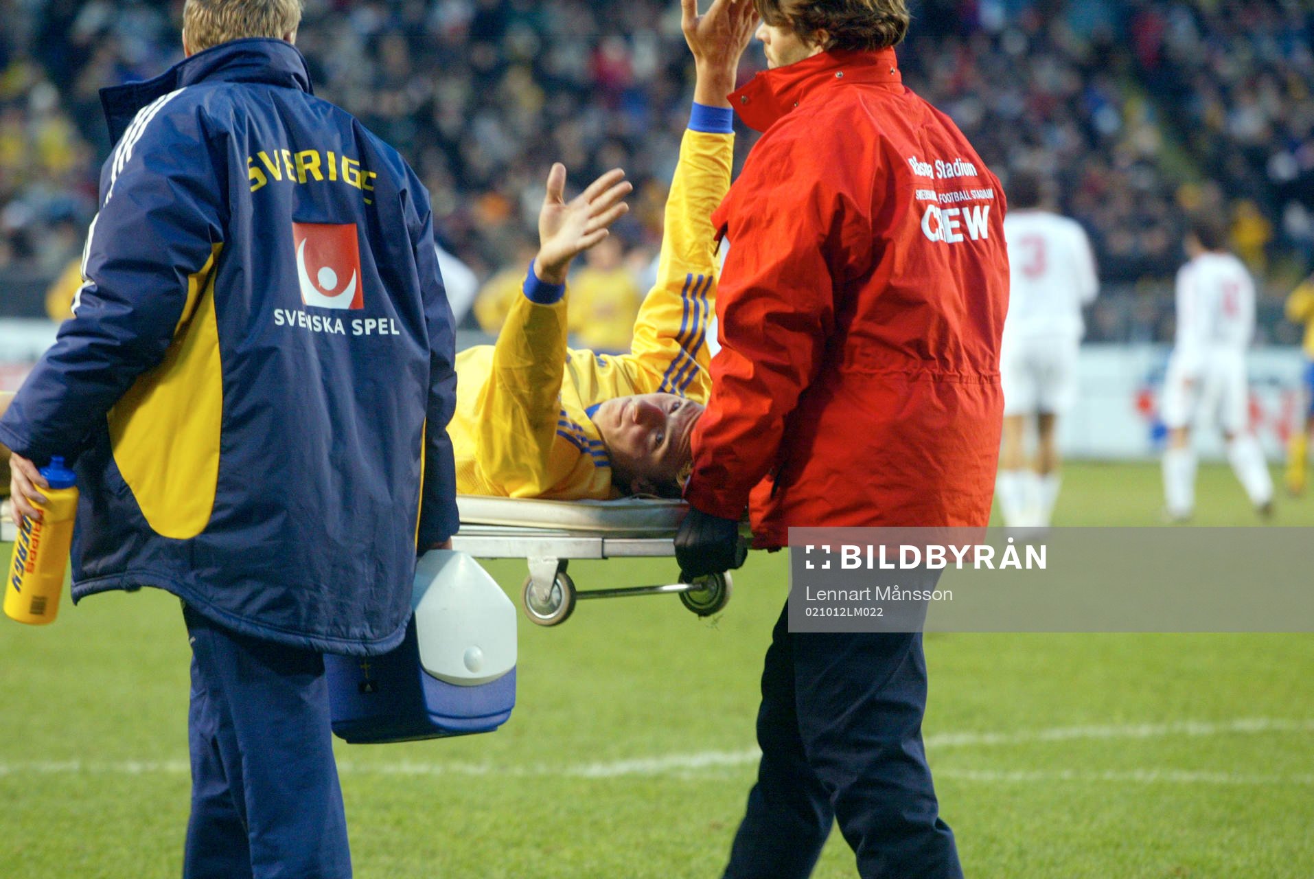 Zlatan Ibrahimovic, Sverige nickade in 1-1. Men i duellen