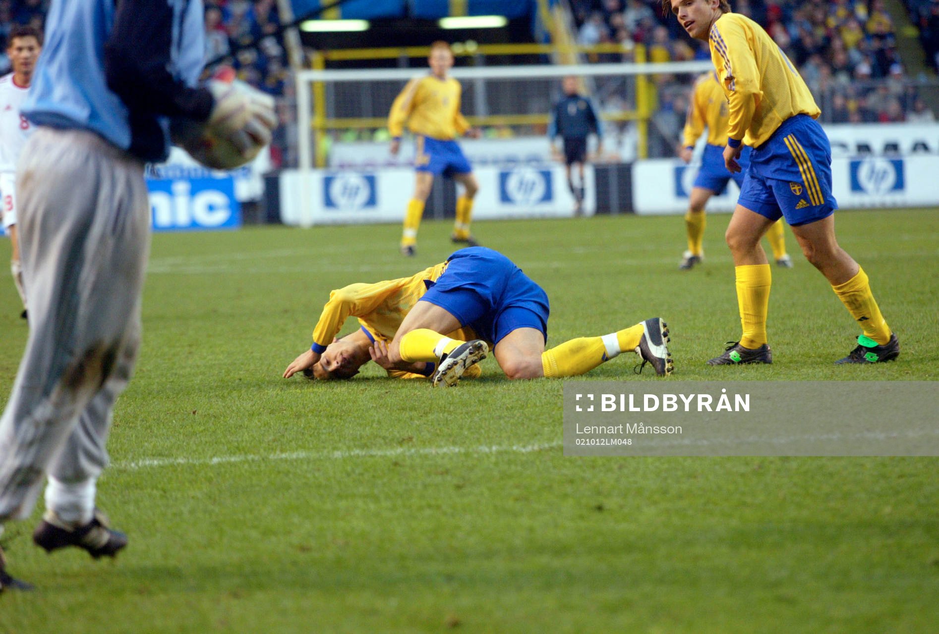 Zlatan Ibrahimovic, fall, skada