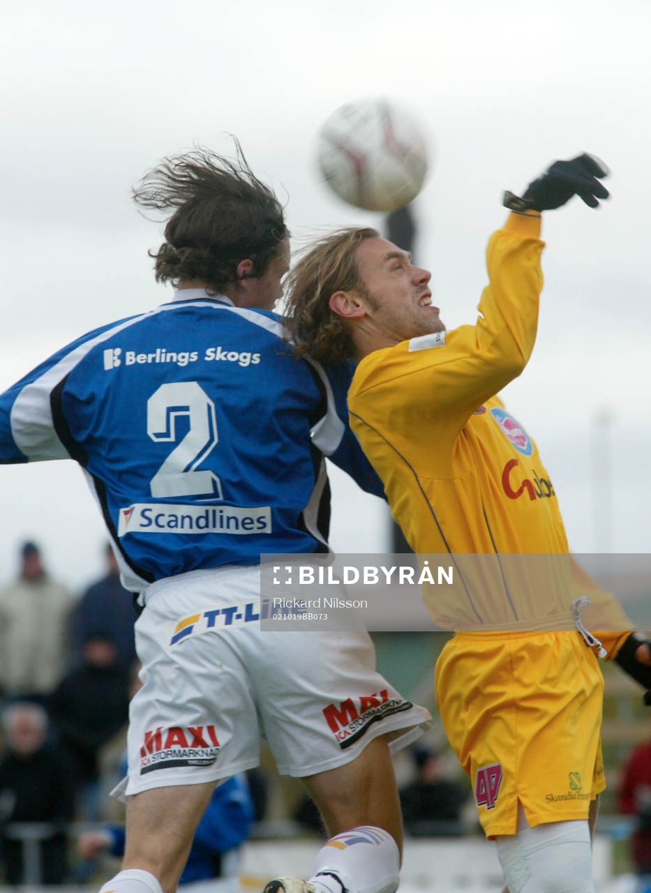 Jens Sloth, Trelleborg och Ängelholms Andreas Svensson i