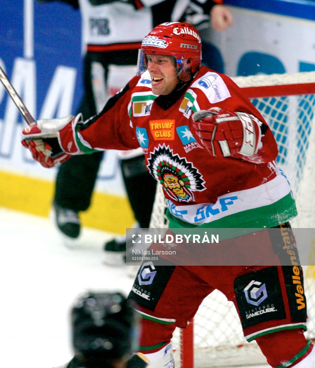 Oscar Ackerström jublar
